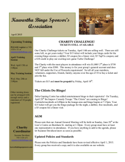 Kawartha Bingo Sponsor`s Association