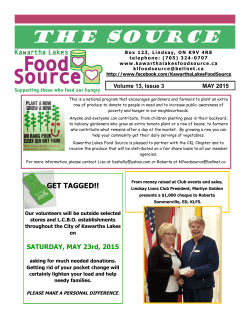 May 2015 issue - Kawartha Lakes Food Source