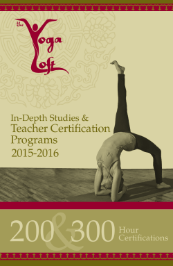 Teacher Certification Programs 2015-2016