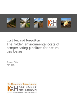 Lost but not forgotten - KBH Energy Center