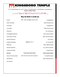 May 23 2015 @ 11:00 am