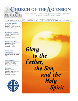 May 31 - Church of the Ascension