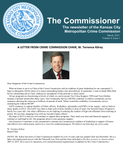 March, 2015 - Kansas City Metropolitan Crime Commission