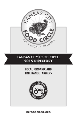 LocaL, organic and free range farmers KANSAS CITY FOOD