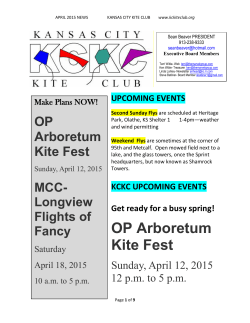 March/April 2015 - Kansas City Kite Club