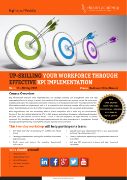 UP-SKILLING YOUR WORKFORCE THROUGH