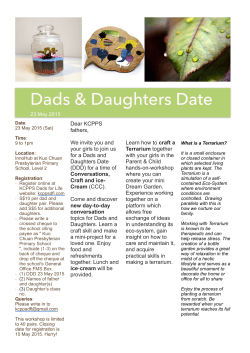 Dads & Daughters Date - Kuo Chuan Presbyterian Primary School