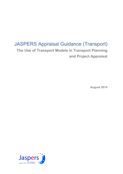 The Use of Transport Models in Transport Planning and - KC-SUMP
