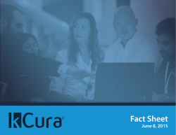kCura - Fact Sheet - Amazon Web Services