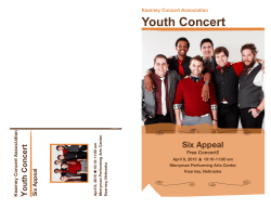 Six Appeal - Kearney Concert Association