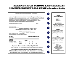 KHS Lady Bearcat Summer Basketball Camps Grades 3