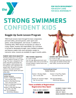 STRONG SWIMMERS CONFIDENT KIDS
