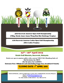 27th Sarawak Amateur Ladies Open