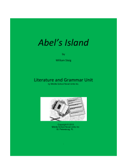 Abel`s Island - The Keller EI Program