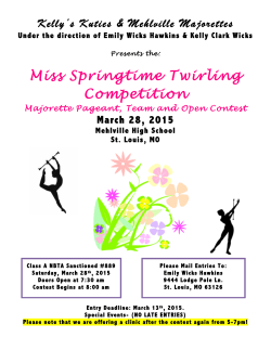 Miss Springtime Twirling Competition