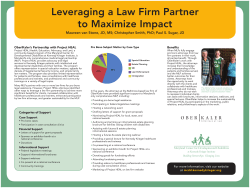 Leveraging a Law Firm Partner to Maximize Impact