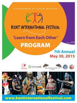 Check out the 2015 program to see what you missed
