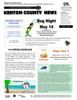 May 2015 - Kenton County Cooperative Extension