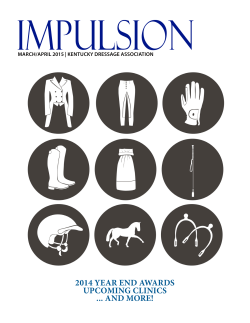 Impulsion - Kentucky Dressage Association