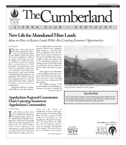 info - Cumberland Chapter Sierra Club