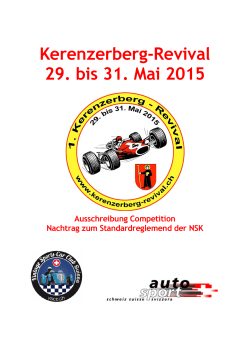 Kerenzerberg-Revival 29. bis 31. Mai 2015