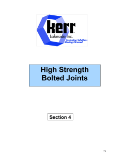 Page 75-82 High Strength Bolted Joints
