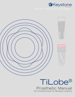 TiLobe â Prosthetic Manual