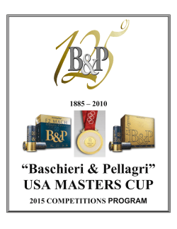 âBaschieri & Pellagriâ USA MASTERS CUP
