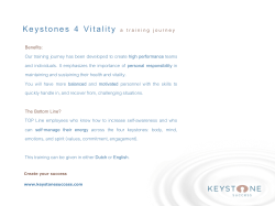 Keystones 4 Vitality brochure