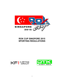 rok cup singpore 2015 sporting regulations