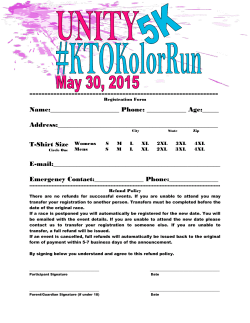 Registration Form - Kickapoo Tribe of Oklahoma