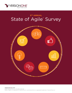 State of Agileâ¢ Survey