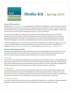 Media Kit | Spring 2015