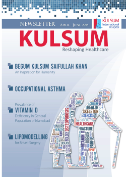 Begum Kulsum Saifullah Khan Occupational Asthma Vitamin D
