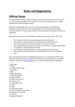 Rules and Regulations Official Rules