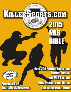 2015 MLB Bible (free pdf)
