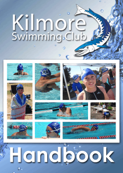 Handbook - Kilmore Swimming Club