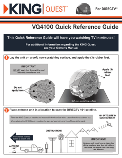 VQ4100 Quick Reference Guide