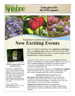 the full details! - Kingsbrae Garden