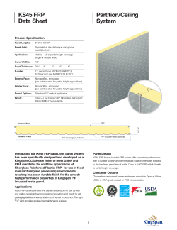 KS45 FRP Data Sheet - Kingspan Insulated Panels