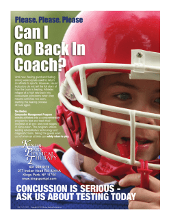 Concussion Management E-book - Kings Park Physical Therapy