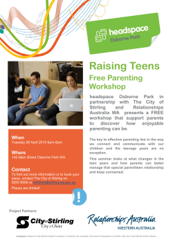 Raising Teens - Kinross College