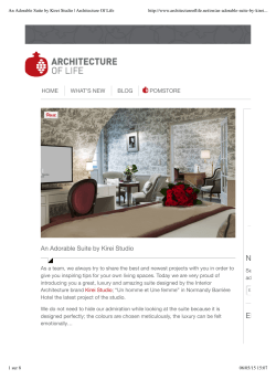 An Adorable Suite by Kirei Studio | Architecture Of Life