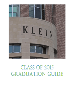 the class of 2015 - Klein High School