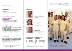 Herzkatheterlabor InfobroschÃ¼re - Krankenhaus Maria Hilf Stadtlohn