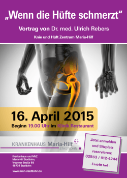 16. April 2015 - Krankenhaus Maria Hilf Stadtlohn
