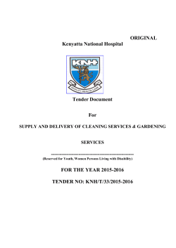 FOR THE YEAR 2015-2016 - Kenyatta National Hospital