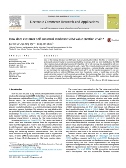 How does customer self-construal moderate CRM value creation