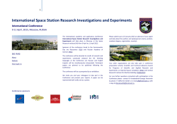 International Space Station Research Investigations and Experiments