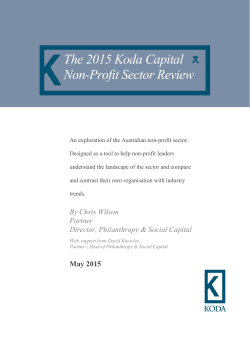The 2015 Koda Capital Non